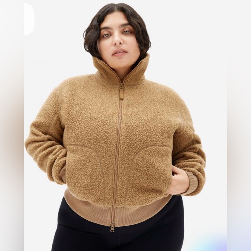 Everlane Renew Fleece Bomber Jacket